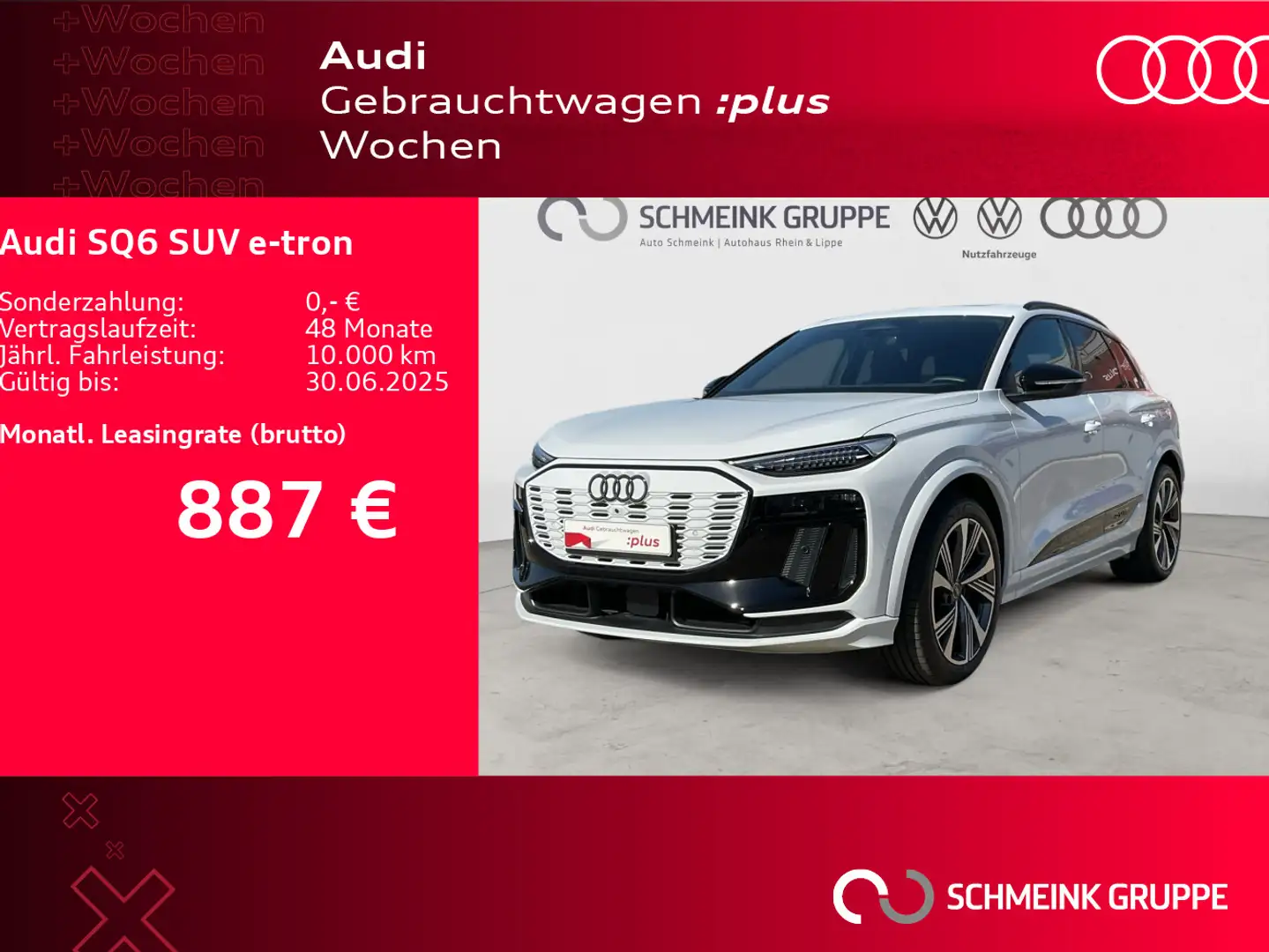 Audi SQ6 SQ6 e-tron HUD 360 Pano B&O Matrix Massage Nappa Белый - 1