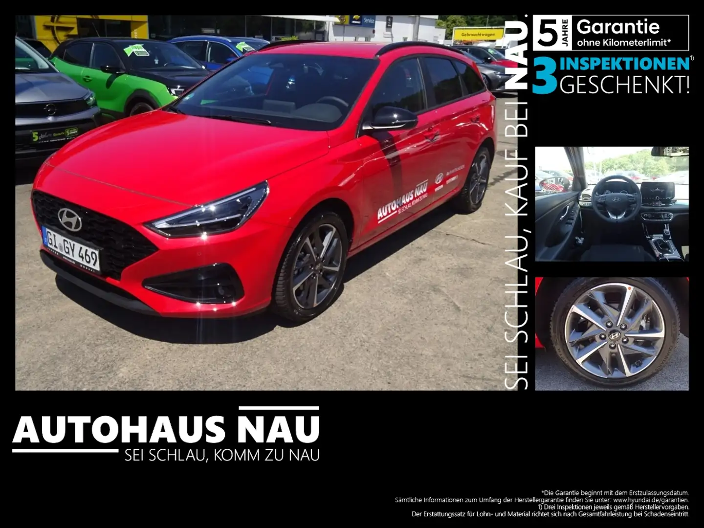 Hyundai i30 cw 1.5 T-GDI Advantage Rosso - 1