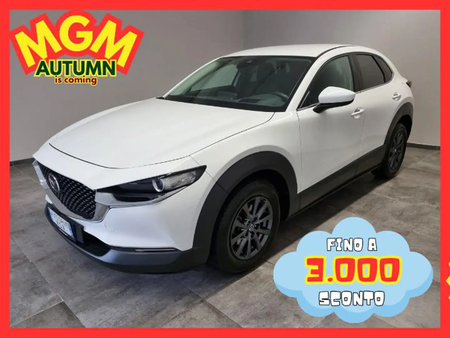 Mazda CX-30 2.0L e-Skyactiv-G M Hybrid 2WD Exclusive Line Blanc - 1
