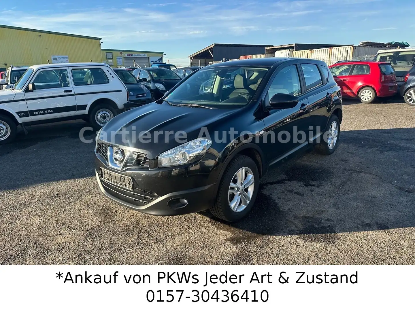 Nissan Qashqai Acenta 1,6 Dci *1. Hand*EURO 5*AHK*ALU* Schwarz - 1