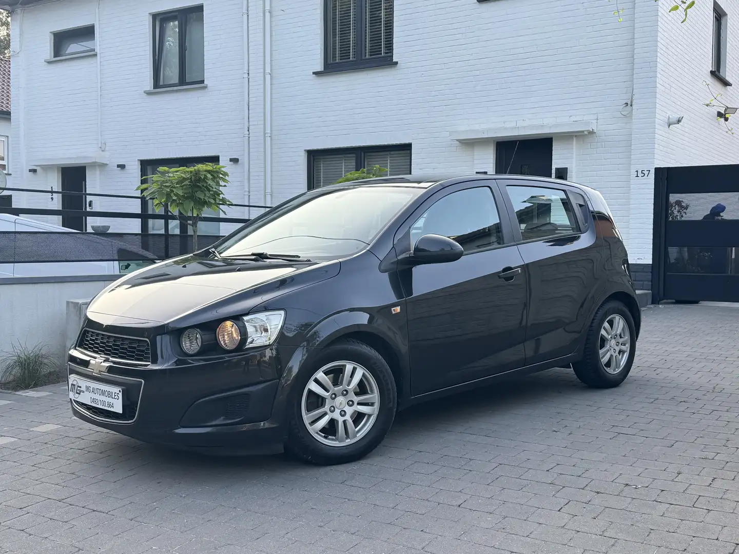 Chevrolet Aveo HATCHBACK  1.3 D-ECO  EURO 5 AIRCO JANTES Negro - 2