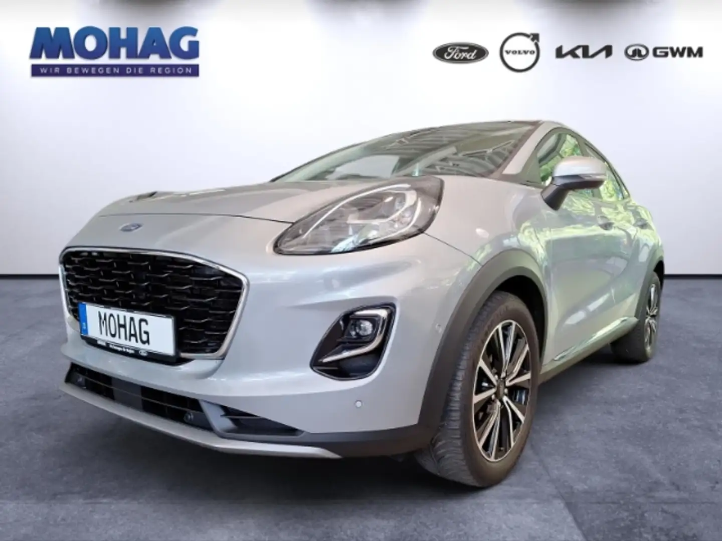 Ford Puma 1.0 MHEV Titanium AHK ACC Totw Klimaatuo Navi Kame Silber - 1