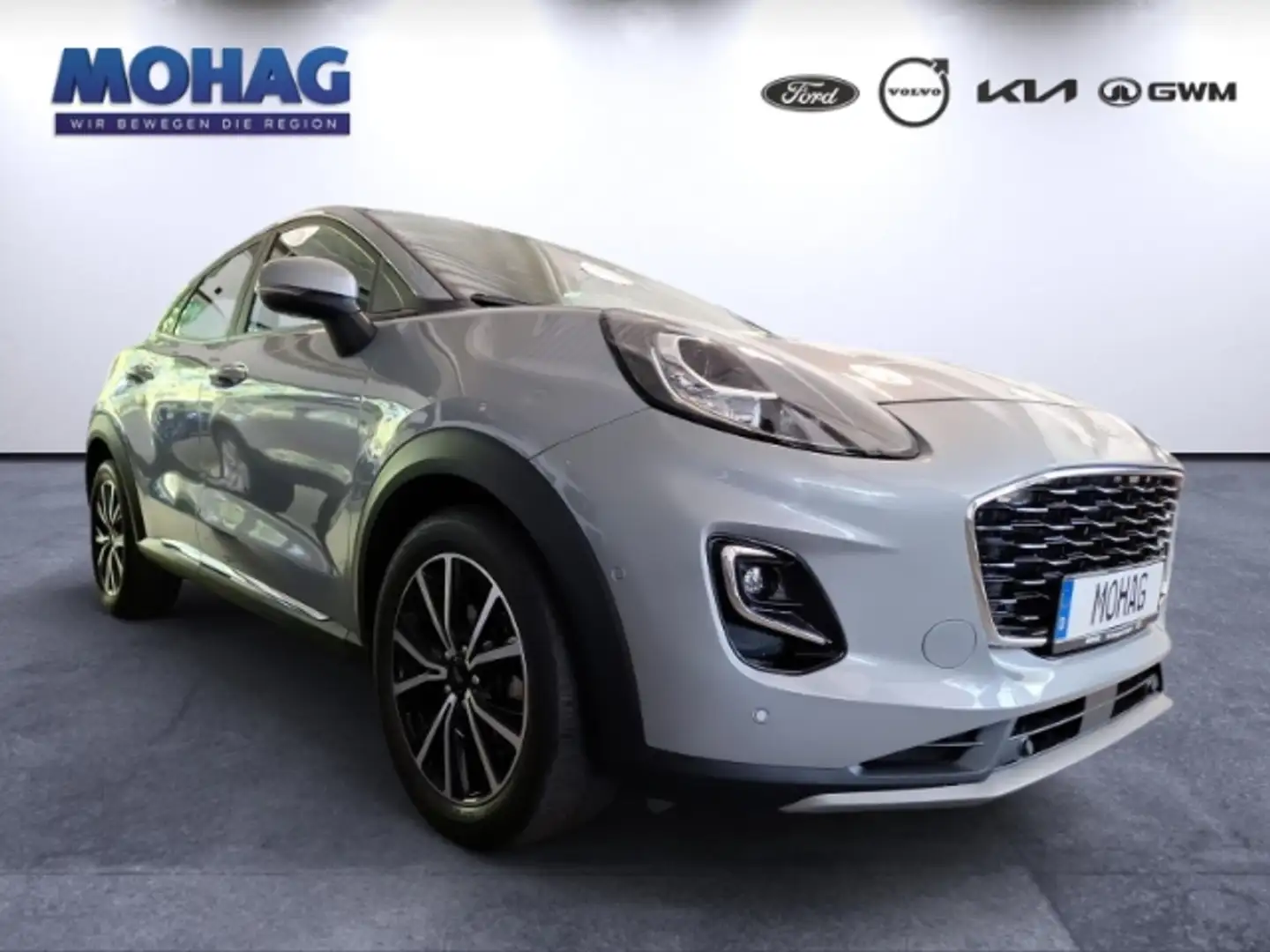 Ford Puma 1.0 MHEV Titanium AHK ACC Totw Klimaatuo Navi Kame Silber - 2