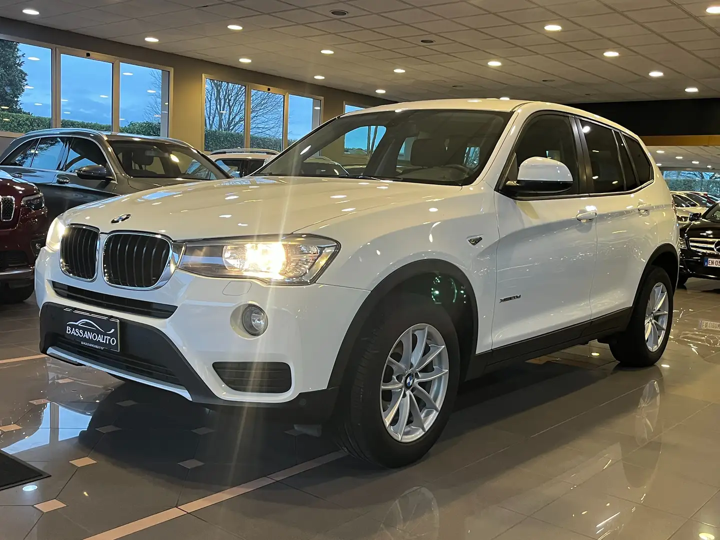 BMW X3 X3 xdrive20d IMPECCABILE !! Bianco - 1