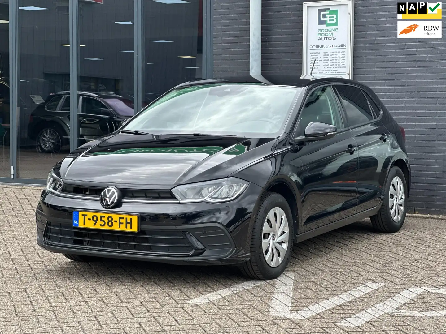 Volkswagen Polo 1.0 TSI Life Business/CARPLAY/PDC/AUTOMAAT/NETTE S Schwarz - 1