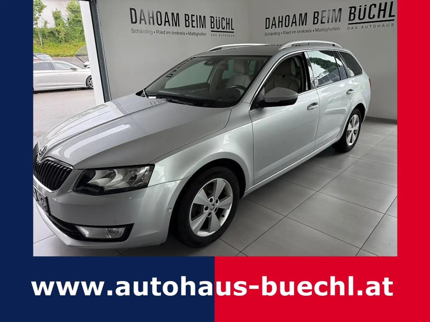 Skoda Octavia Combi 2,0 TDI Style Silver - 1