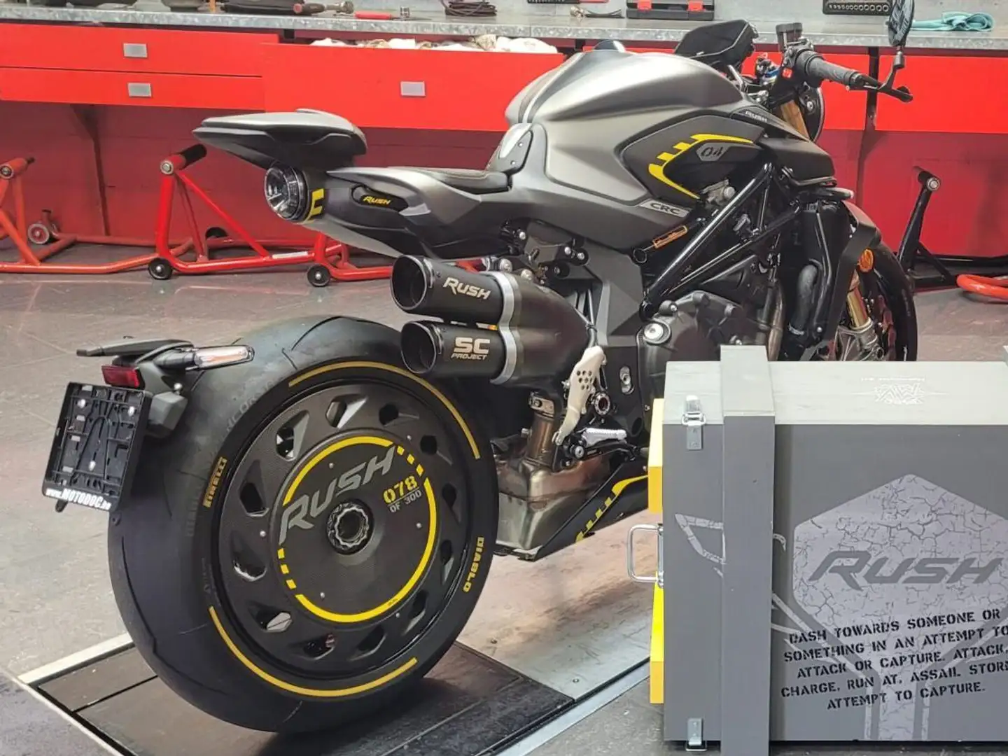 MV Agusta Rush 078/300 ***MOTODOC.BE*** Grey - 2