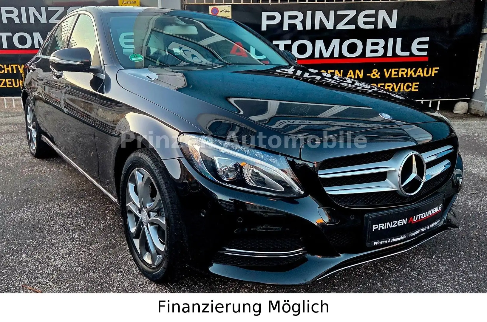 Mercedes-Benz C 180 CGI AVANTG.*AUT*R.CAM*SPUR*NAVI*LED Noir - 1