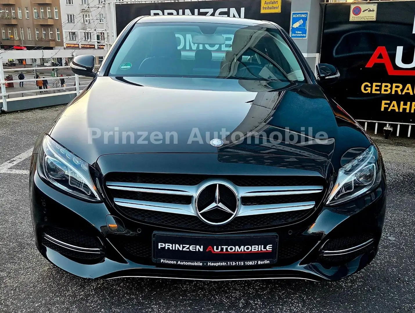 Mercedes-Benz C 180 CGI AVANTG.*AUT*R.CAM*SPUR*NAVI*LED Noir - 2