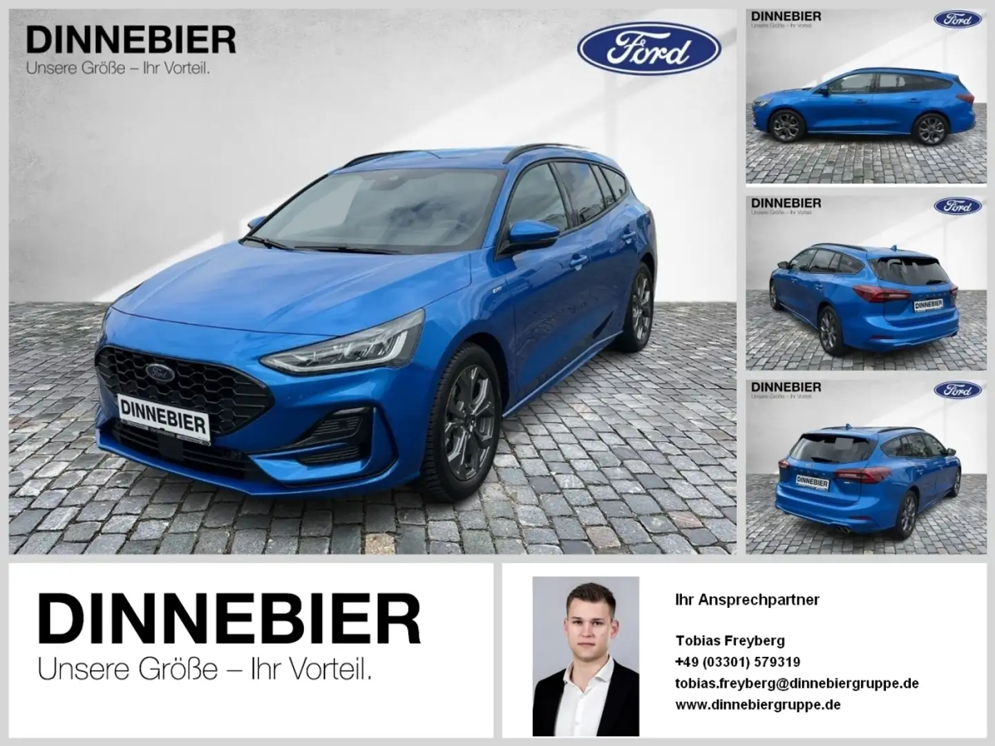 Ford Focus ST-Line LED+Headup+Kamera+Winterpaket Bleu - 1