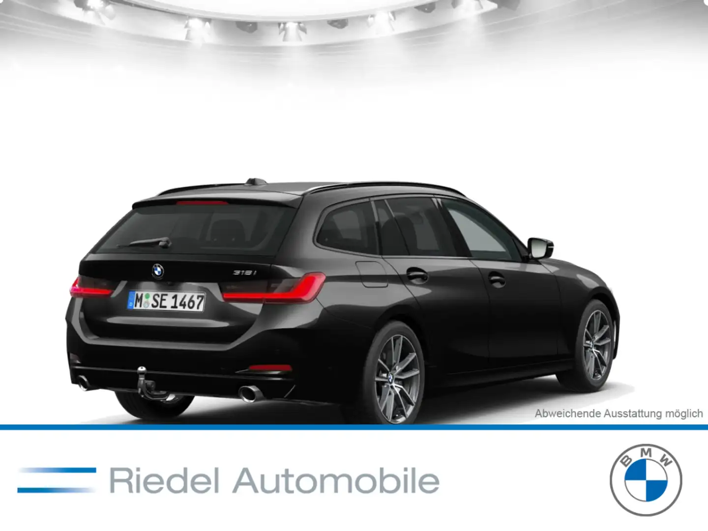 BMW 318 i Touring Auto Navi Tempom.aktiv Bluetooth PDC MP3 Negro - 2