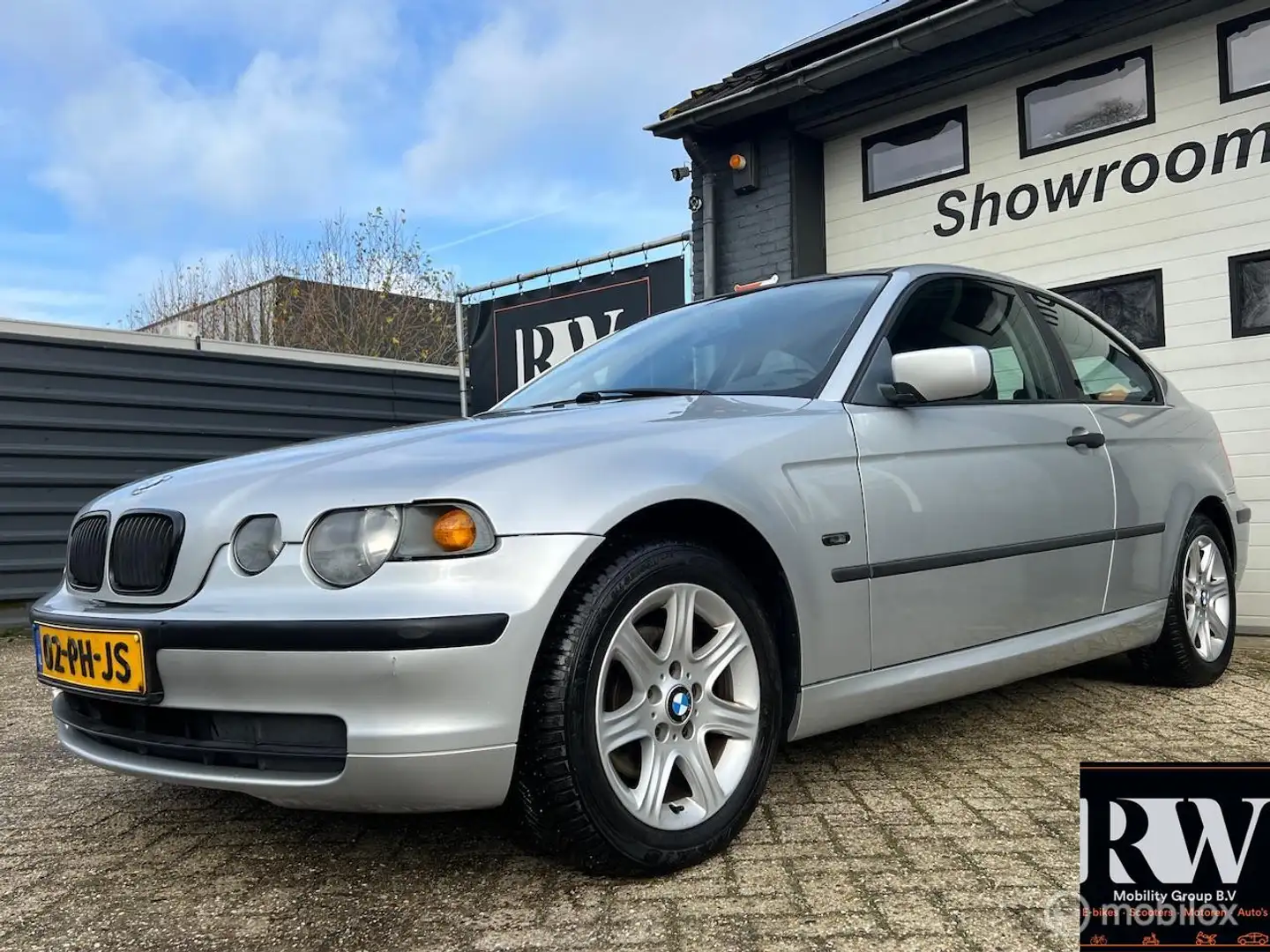 BMW 316 3-serie Compact 316ti met nieuwe APK! *CARPLAY*AIR Сірий - 1