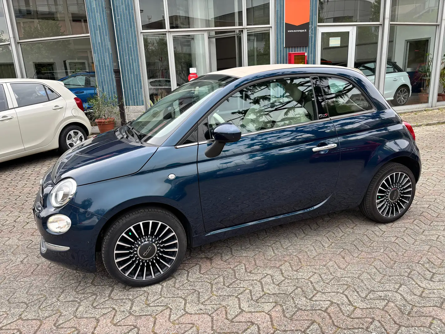 Fiat 500C 1.2 Lounge 69cv dualogic my18 Blau - 1