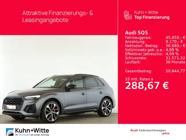 Audi SQ5 3.0 TDI quattro *Pano*Matrix*B&O*RFK*MMI-Plu