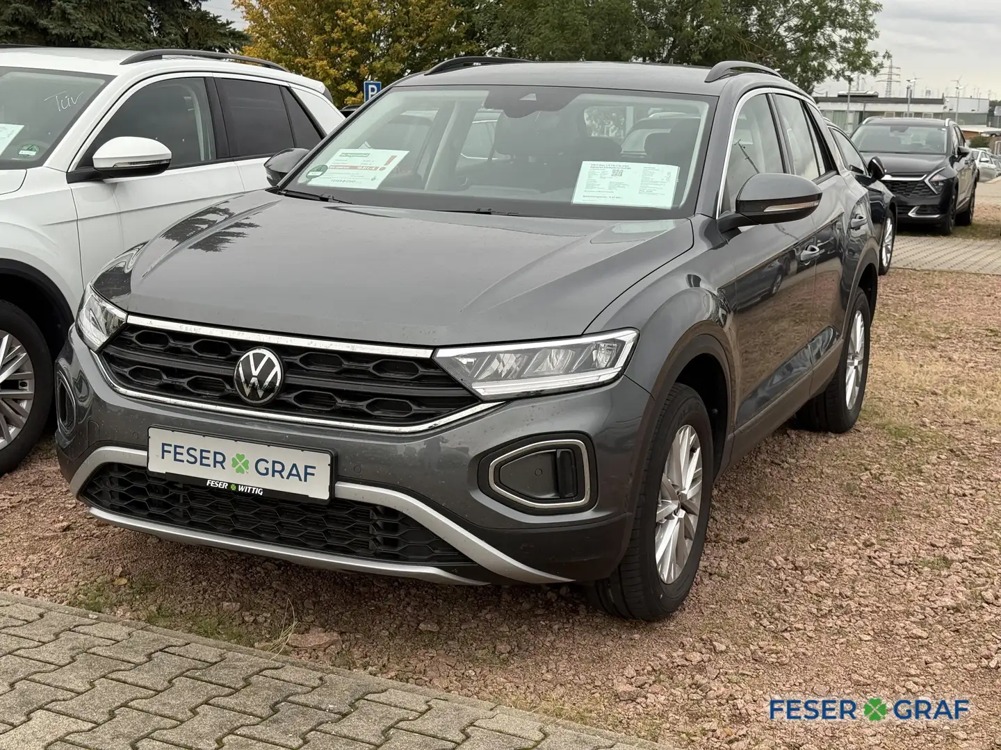 Volkswagen T-Roc 1.5 TSI Life DSG Kamera/LED/AppCon/2xPDC Gris - 2