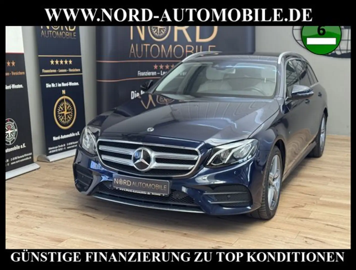 Mercedes-Benz E 300 de T AMG *Distro+*AHK*Comand*Kam*Easy*LED* AMG Blau - 1