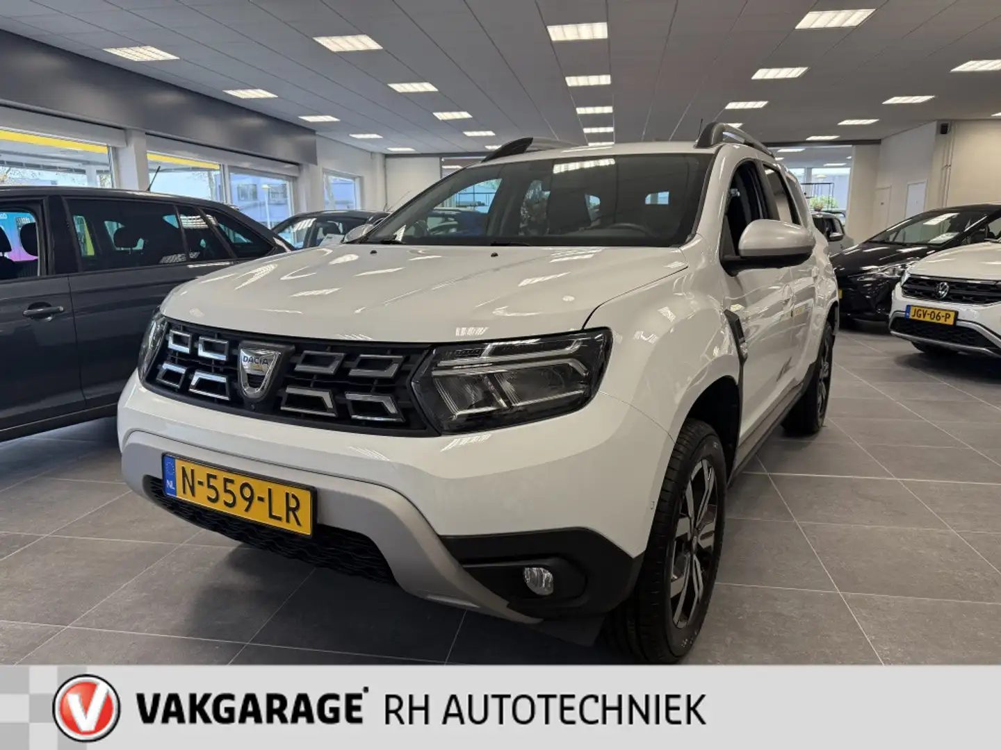 Dacia Duster 1.0 TCe, be fuel, Prestige, LPG Wit - 1