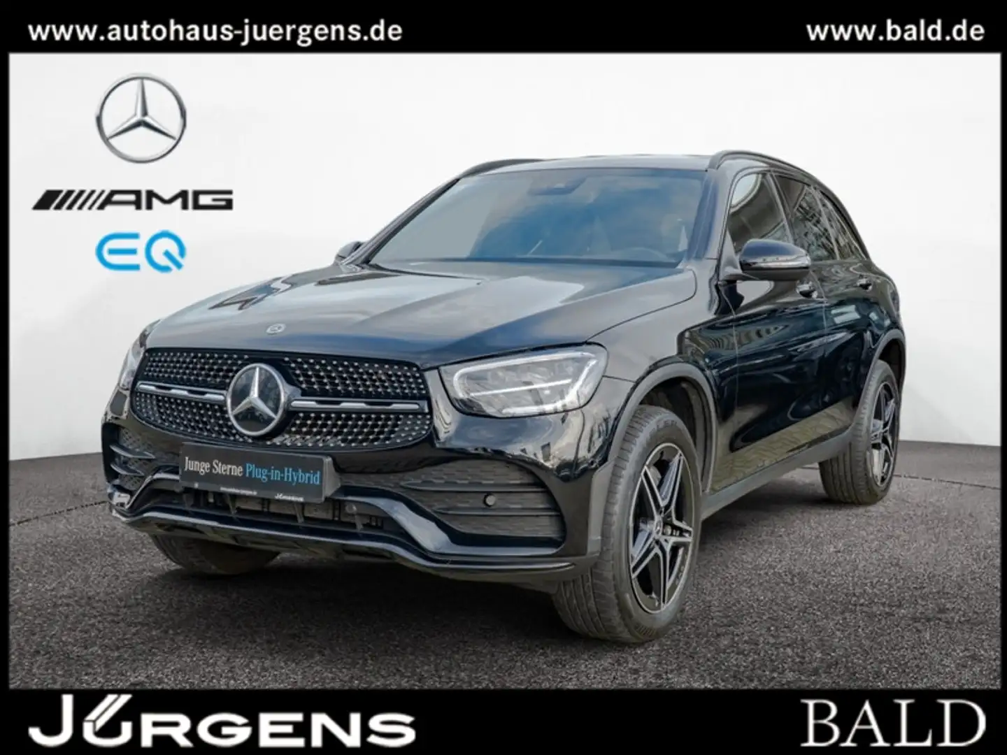 Mercedes-Benz GLC 300 e 4M AMG-Sport/LED/Cam/AHK/EASY-P/SHZ/19 Schwarz - 1