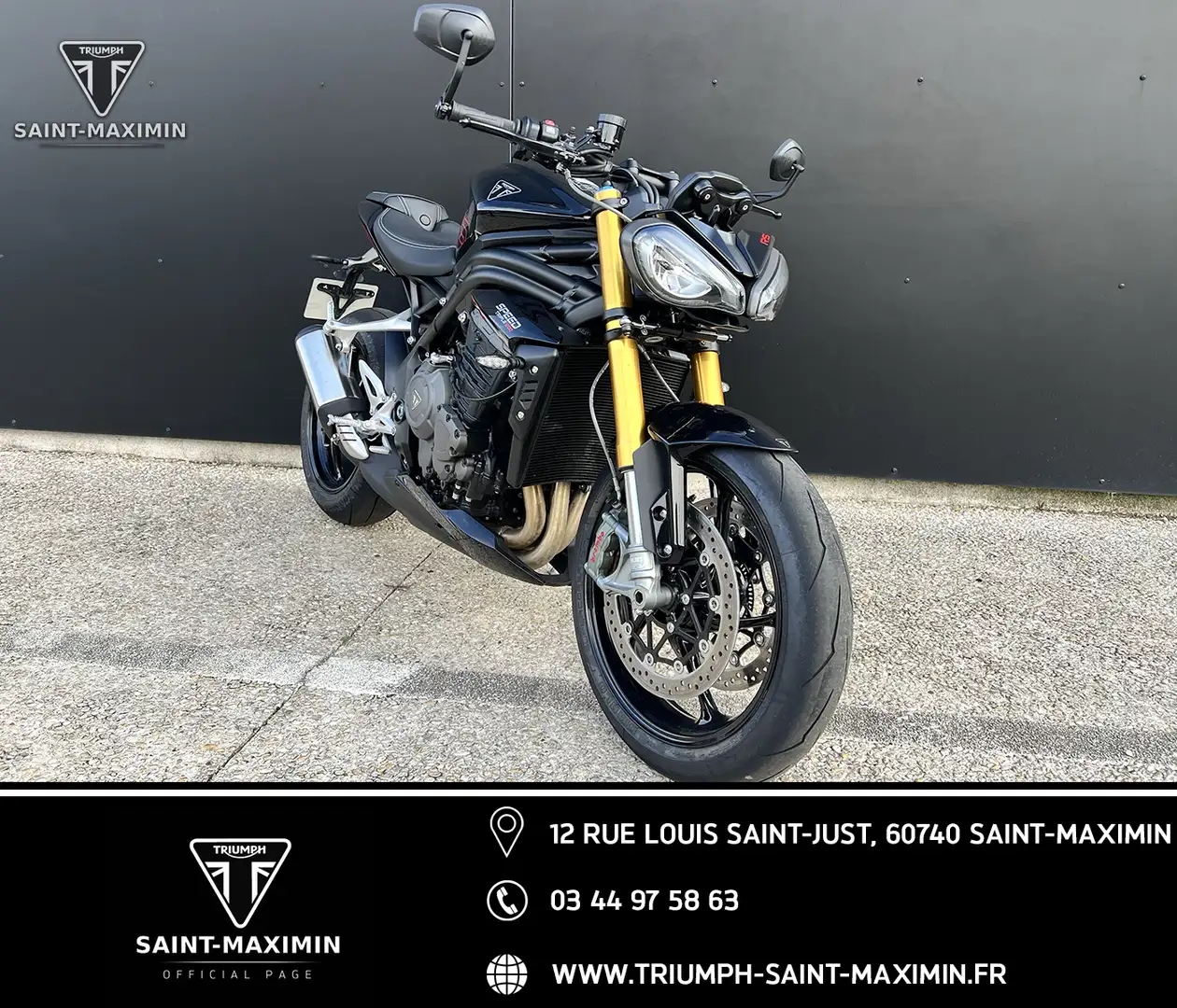 Triumph Speed Triple 1200 RS Чёрный - 1