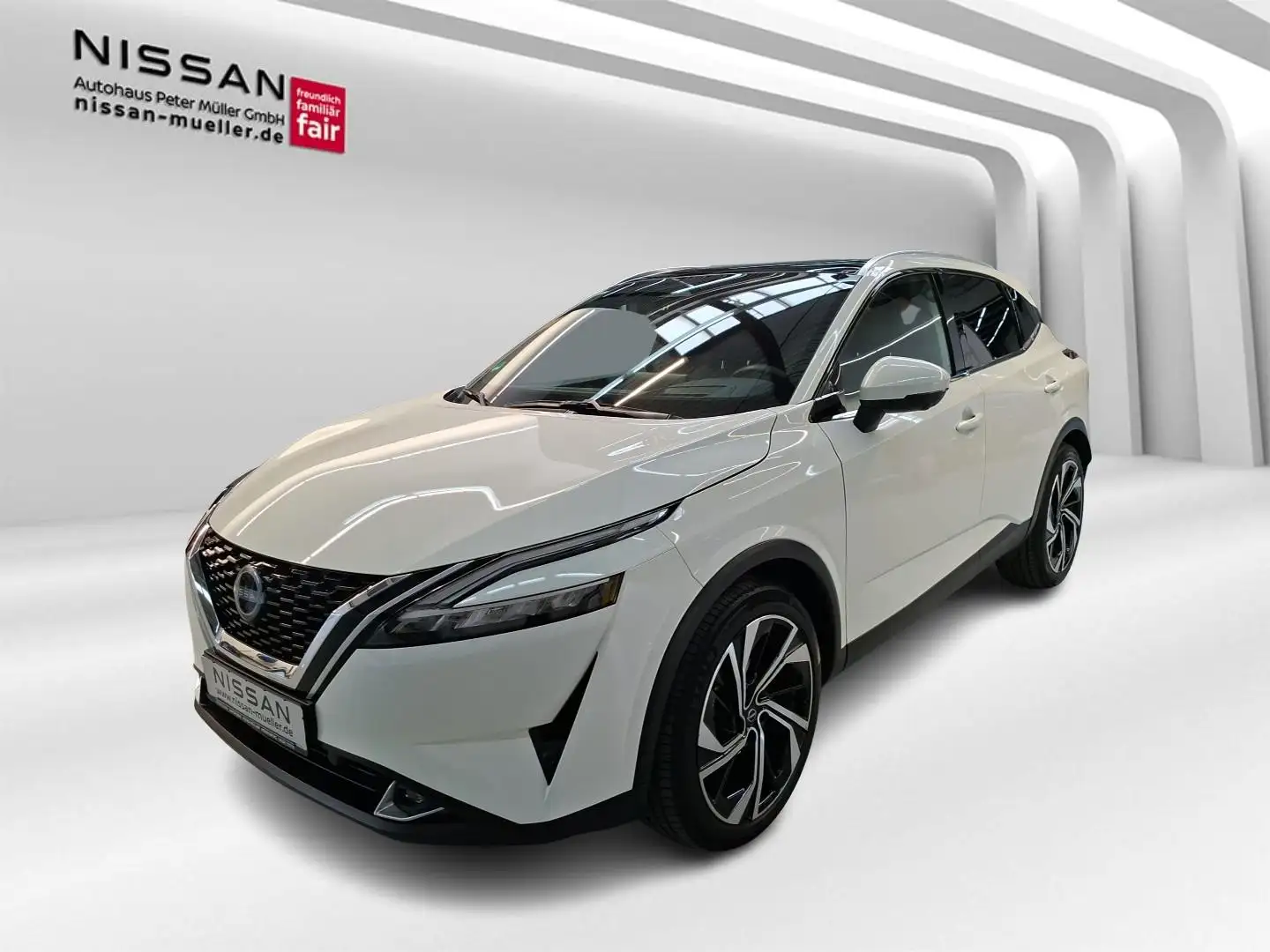 Nissan Qashqai MY22 1.3 DIG-T MHEV 158 PS Xtronic 4x2 Tekna+ 20'' Blanc - 1