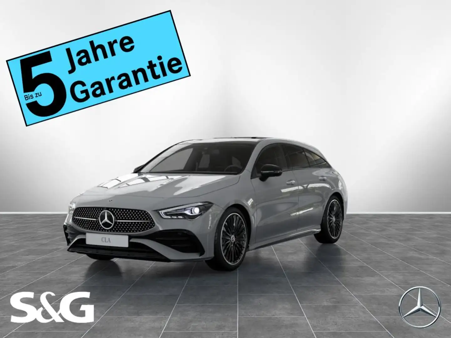 Mercedes-Benz CLA 200 AMG Standhz+360°+LED+Pano Gris - 1
