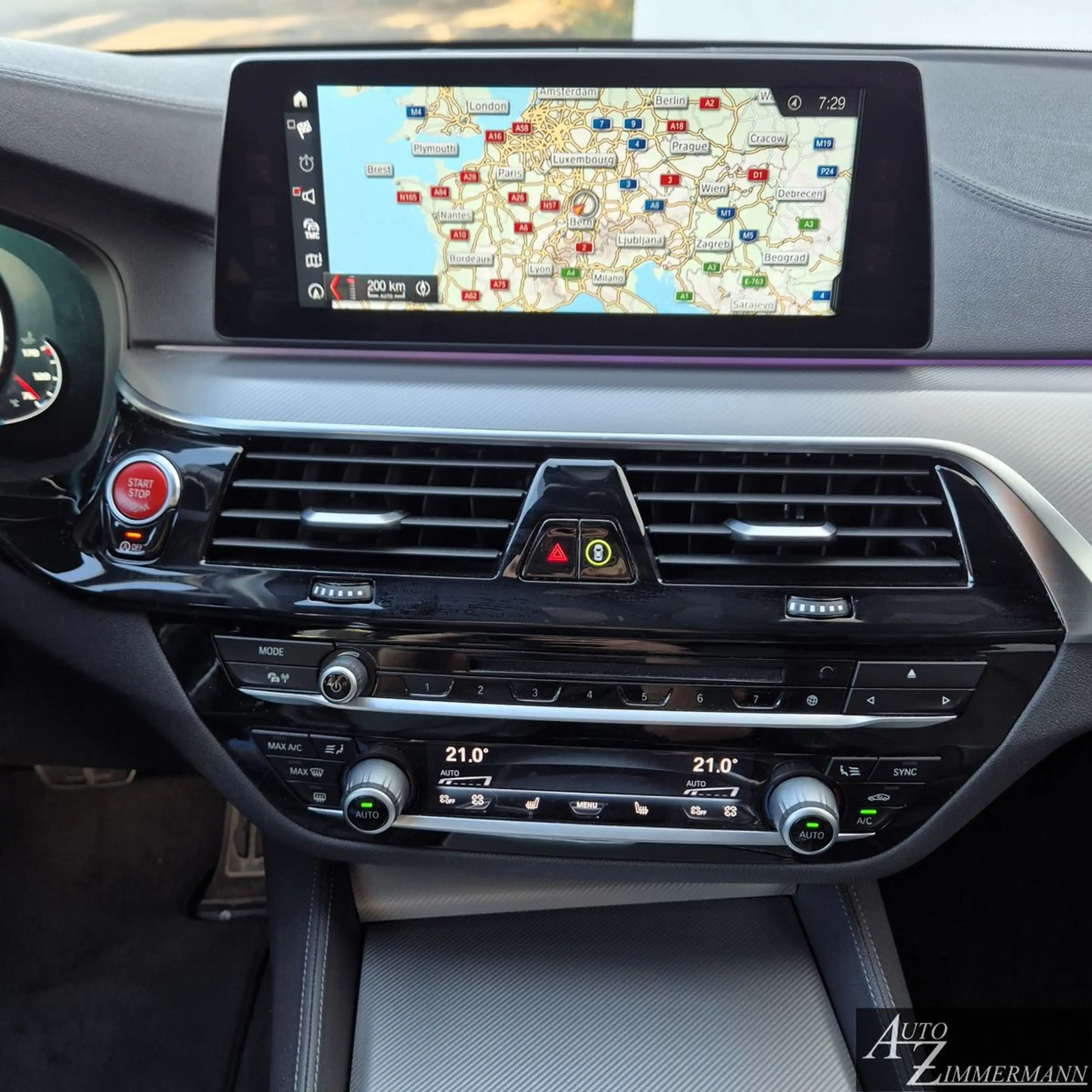 BMW M5 Limousine HuD*Carbon*Akrapovic*360Kam*Memory — photo 11