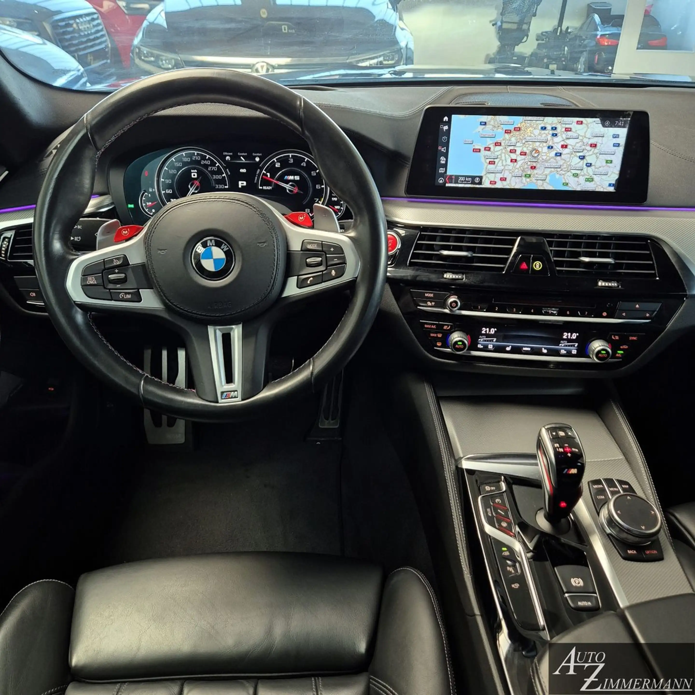BMW M5 Limousine HuD*Carbon*Akrapovic*360Kam*Memory — photo 7