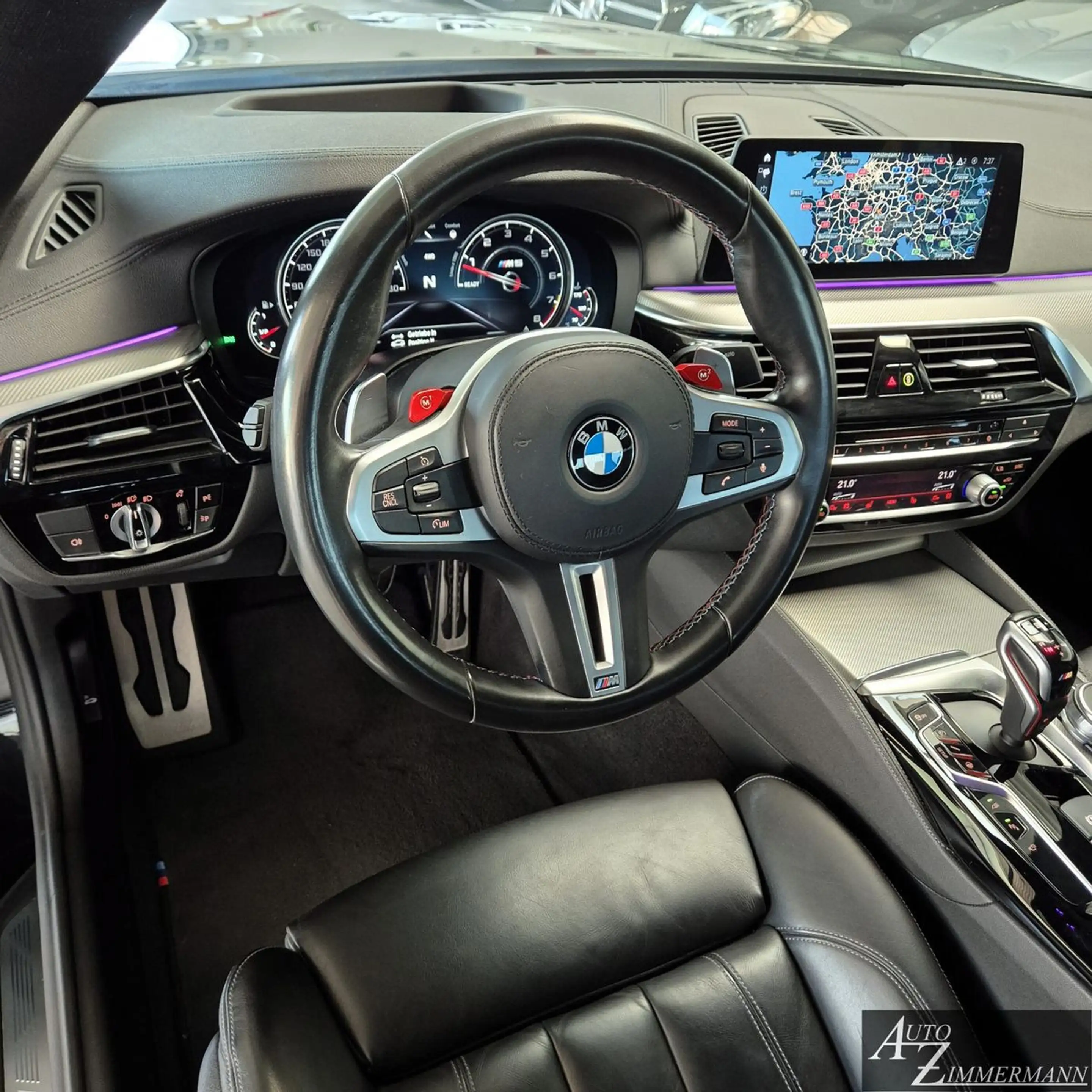 BMW M5 Limousine HuD*Carbon*Akrapovic*360Kam*Memory — photo 6