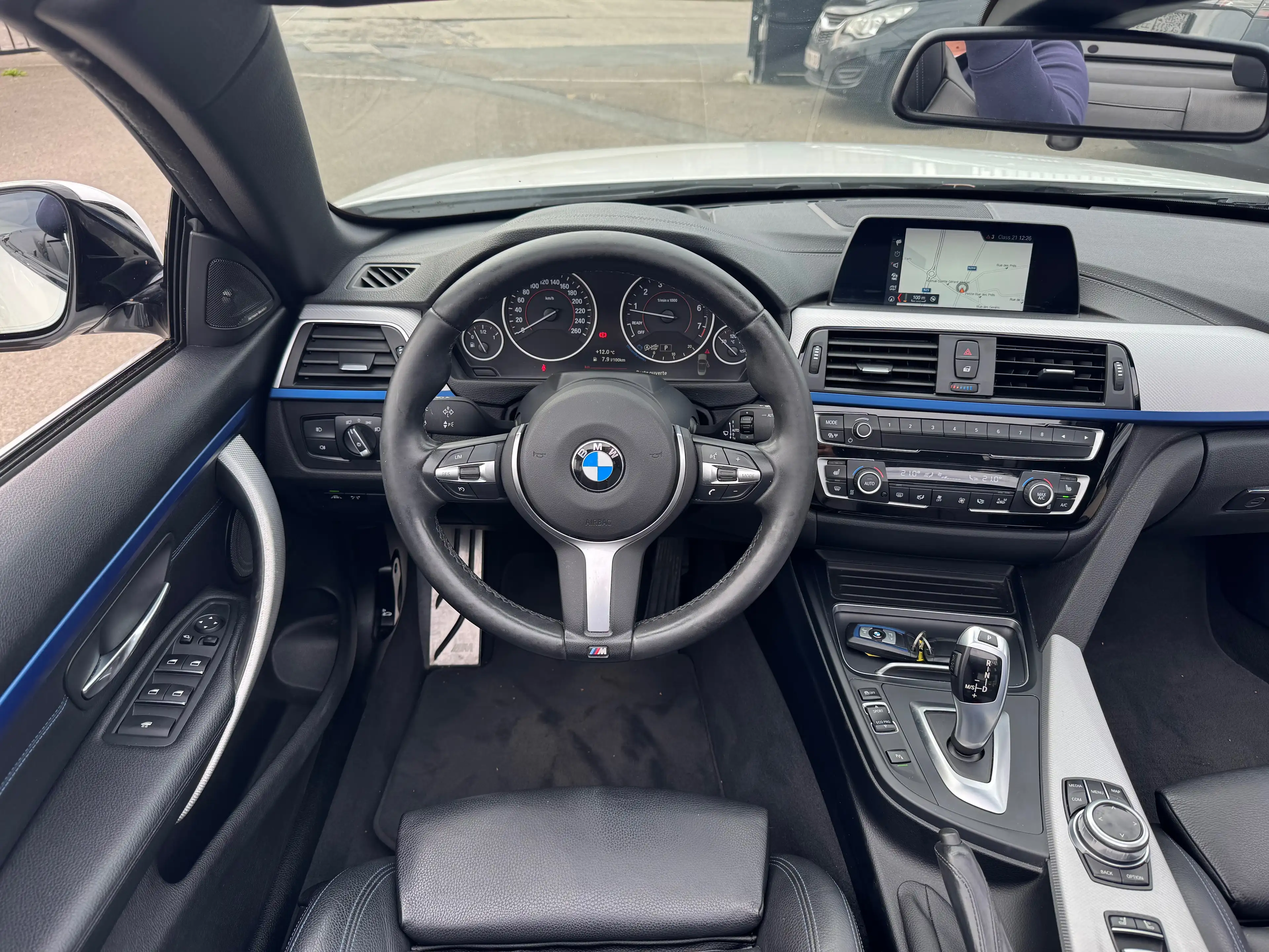 BMW 420 iA CABRIO PACK M LCI / LED / HEAD UP / CUIR / NAV / HARMAN / GARANTIE — photo 9