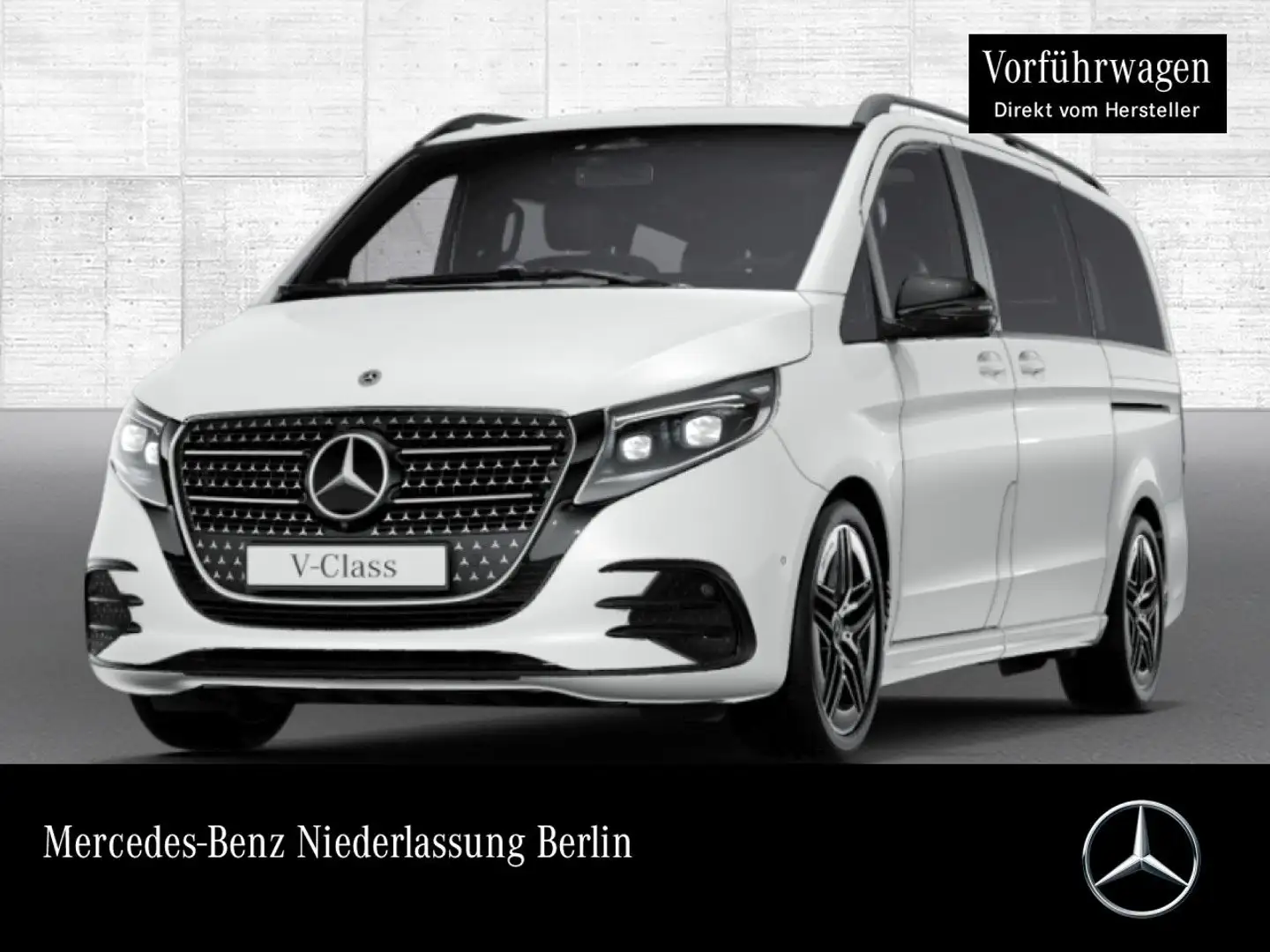 Mercedes-Benz V 300 d 4M AVANTGARDE+Allrad+AMG+SchiebDa+9G+AHK Blanc - 1