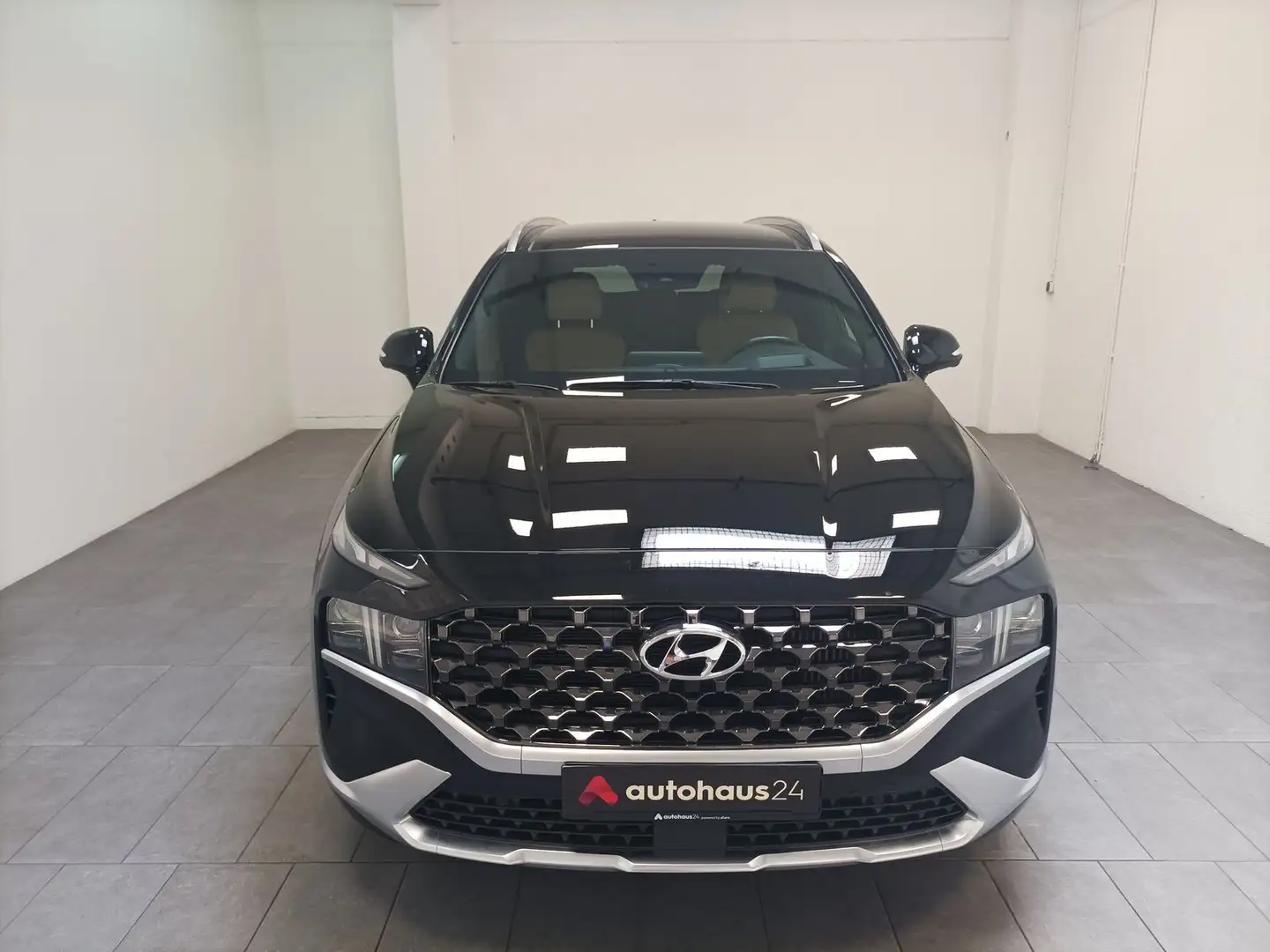 Hyundai SANTA FE 1.6 T-GDI 4WD|Navi|HUD|Pano|DAB Schwarz - 2