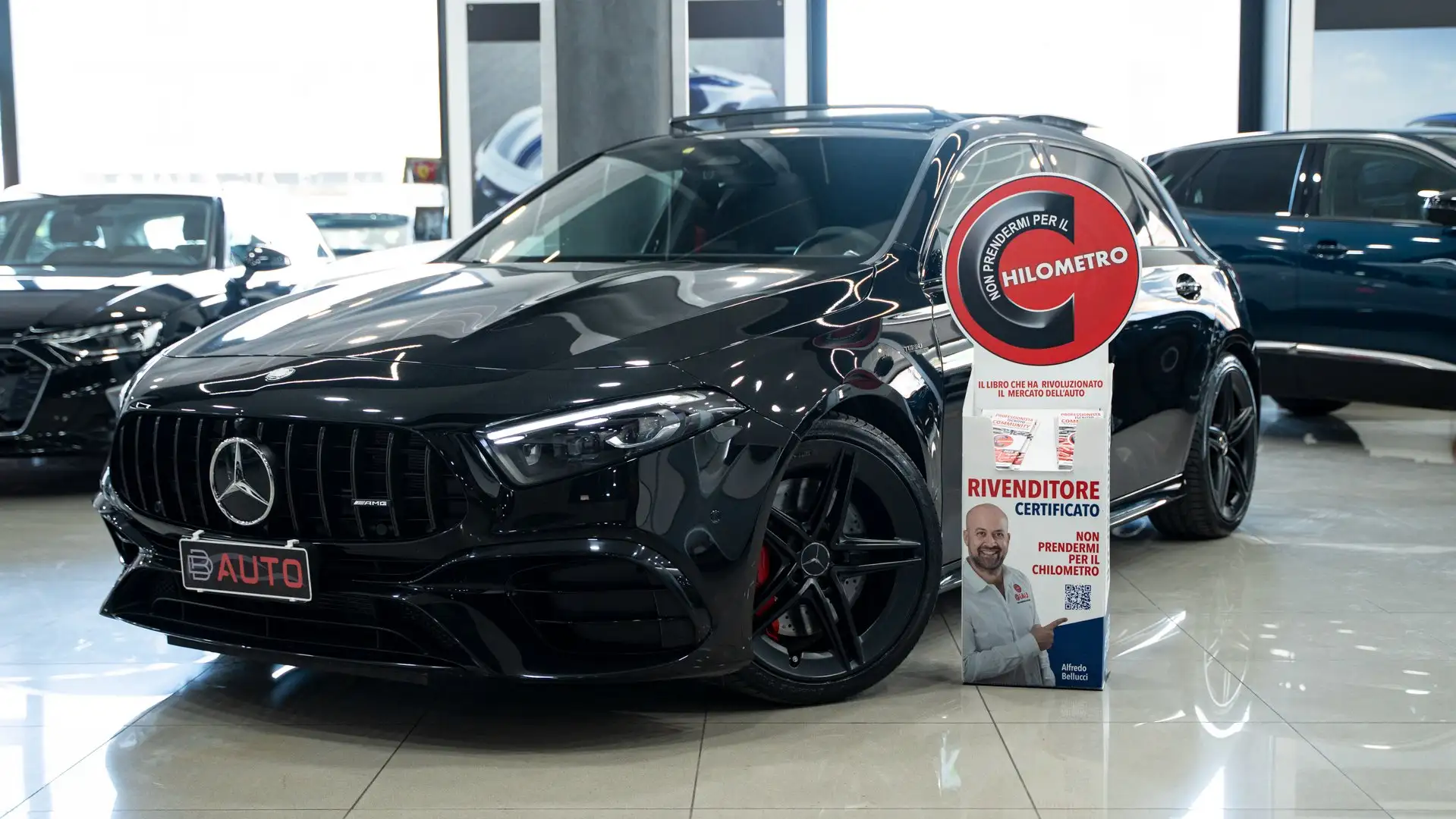 Mercedes-Benz A 45 AMG S 4MATIC+ TETTO PACK LUCI MULTIBEAM FULL OPTIONAL Černá - 1