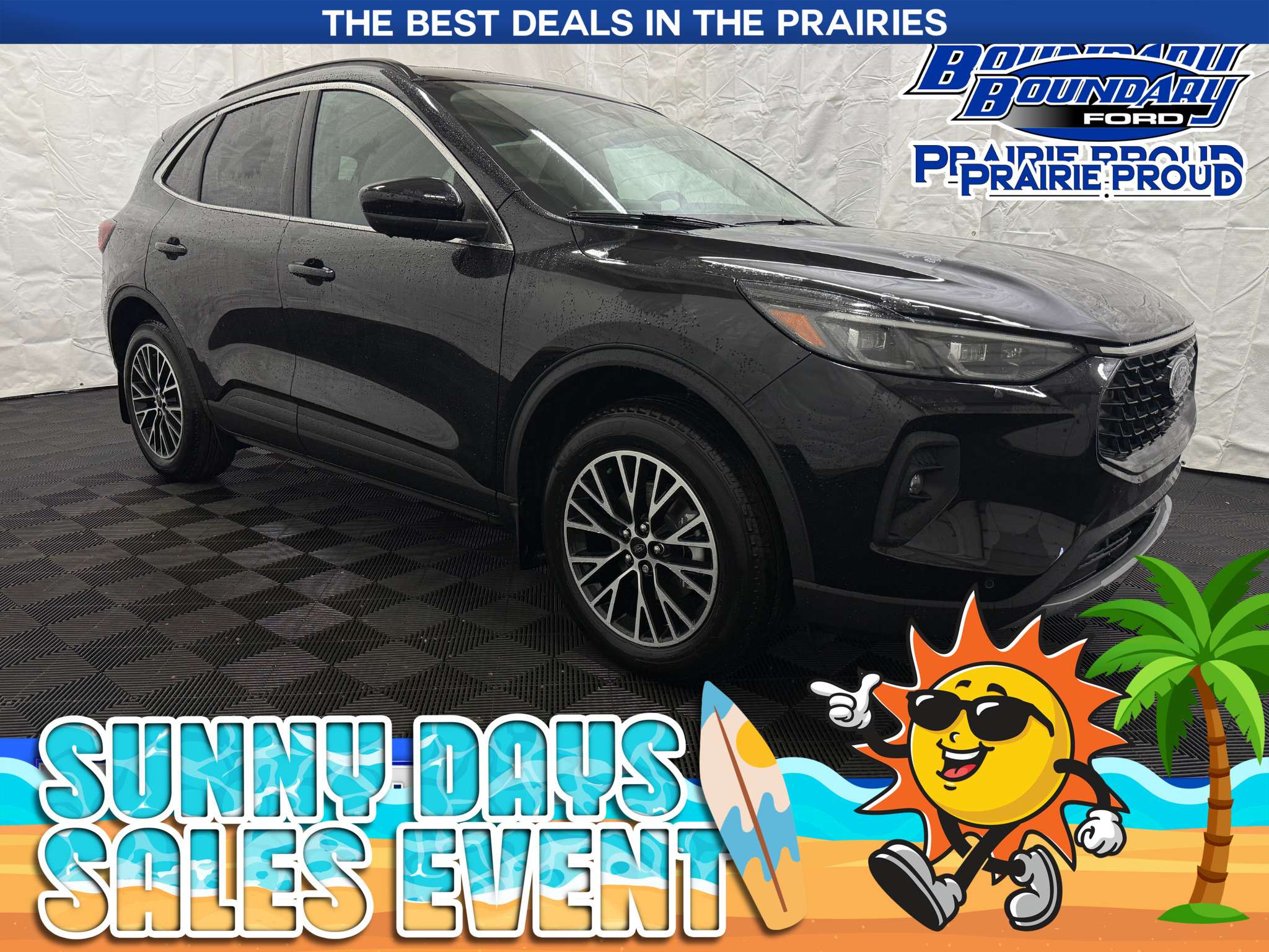 Black 2025 Ford Escape Hybrid Plug-in SUV / Crossover Front-Wheel Drive Automatic
