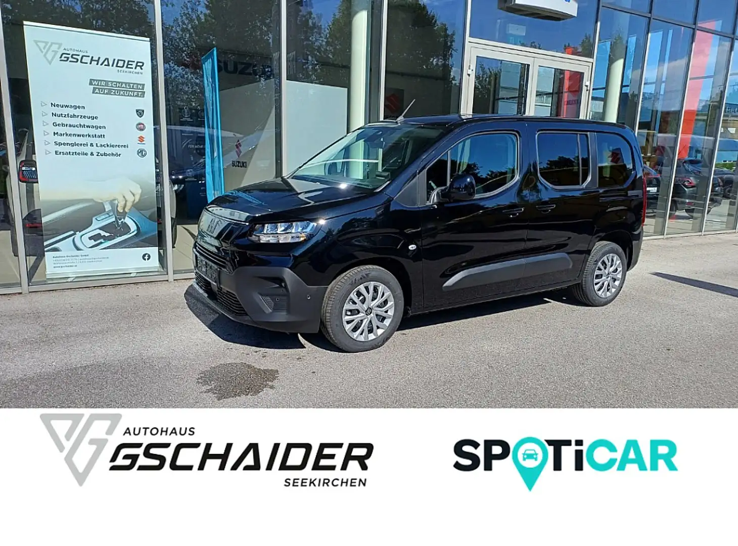 Fiat Doblo M BlueHDi 130 S&S Aut. Schwarz - 1