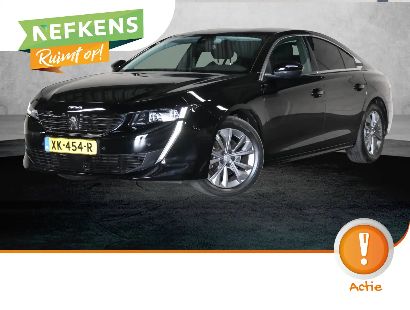 Peugeot 508 1.6 180PK Blue Lease Active | AppleCarplay/Android Zwart - 1