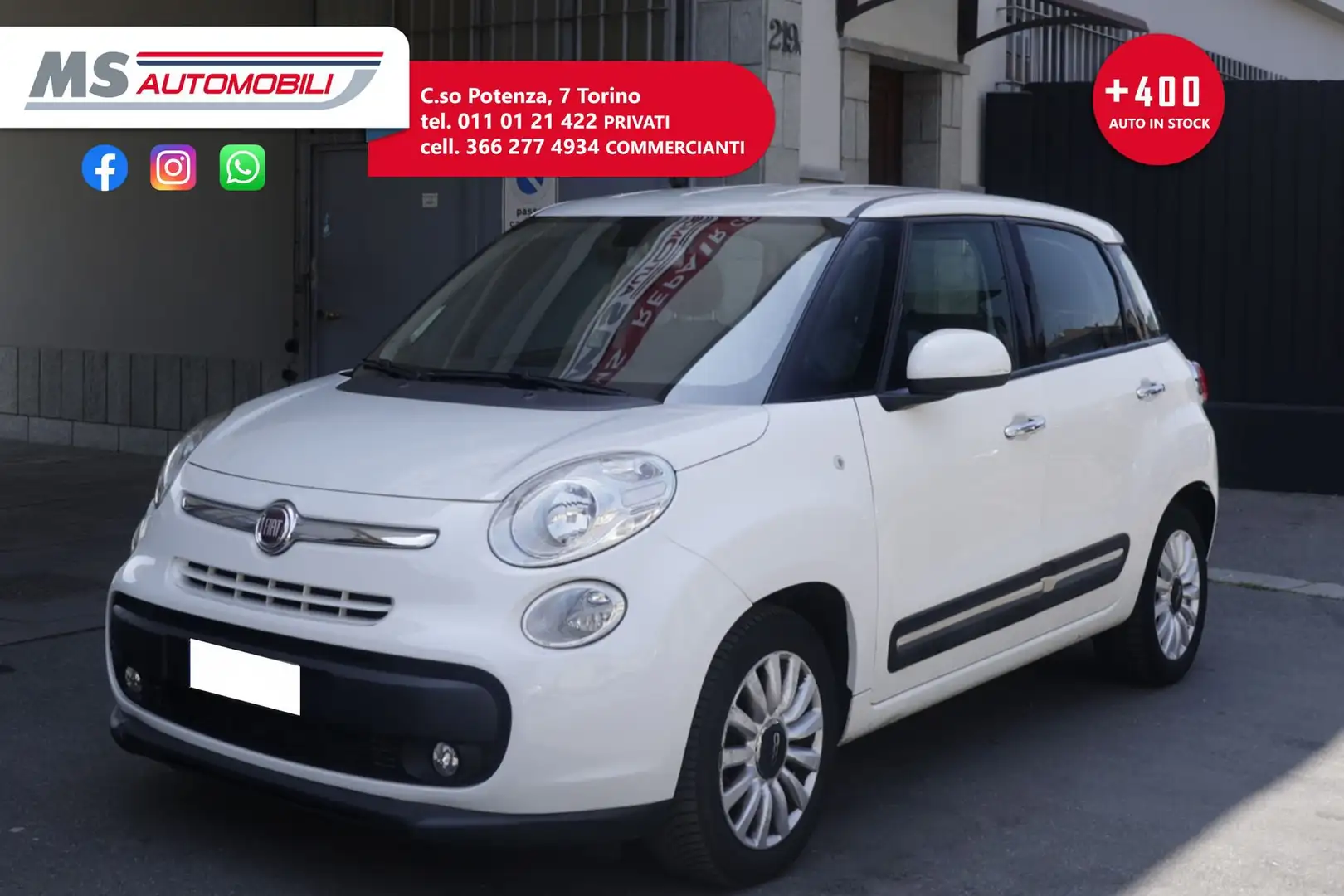 Fiat 500L FIAT 500L 1.3 Multijet 95 CV Business Unicopropri Weiß - 1