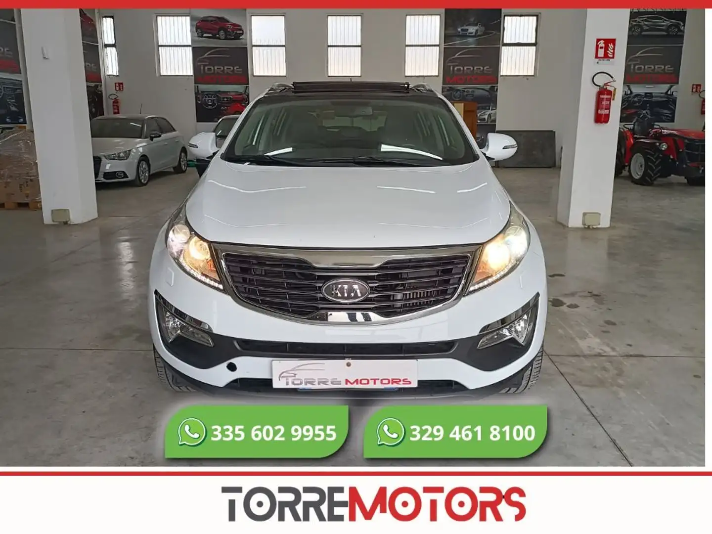 Kia Sportage Sportage III 2010 2.0 crdi Plus Awd Blanc - 1
