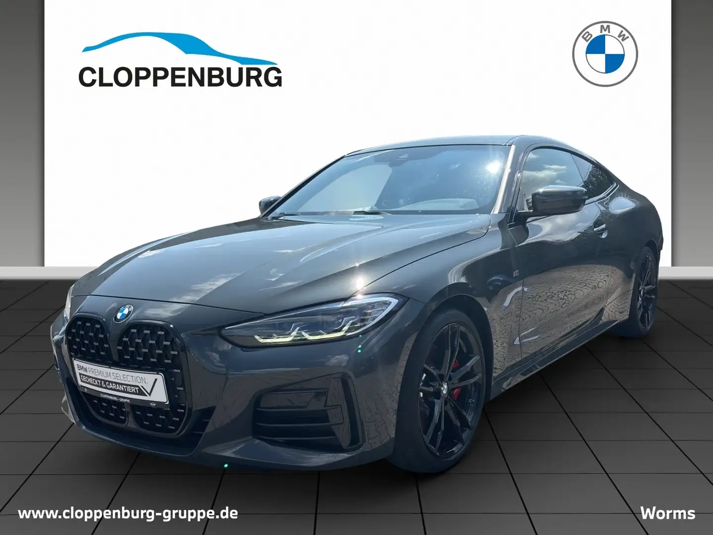 BMW 440 M440i xDrive Coupé LED+Head-Up+LHZ+SHZ+Klimaaut. Grau - 1