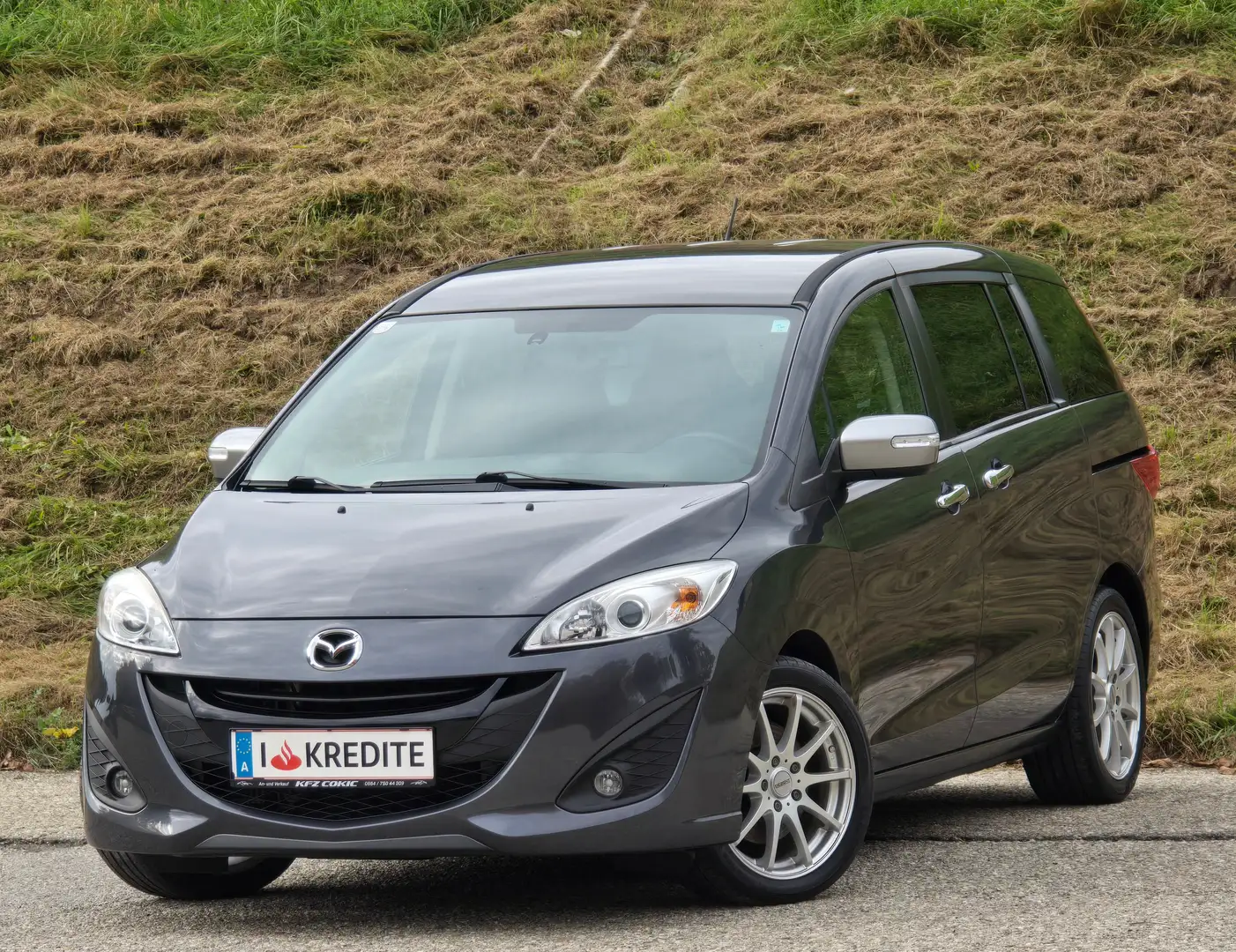 Mazda 5 Prime-Line Top* Kredit* 7 Sitzer* AHK* Tempomat* Grau - 1