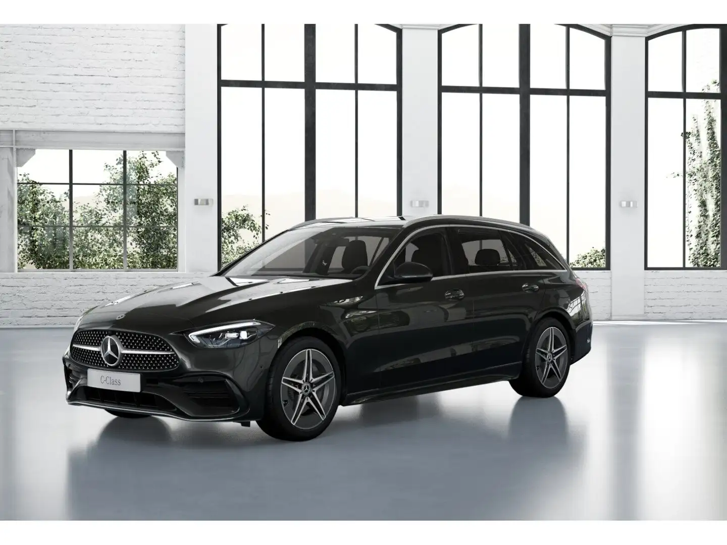 Mercedes-Benz C 300 e T AMG MBUX LED Ambien CarPlay KAMERA AHK Grau - 2