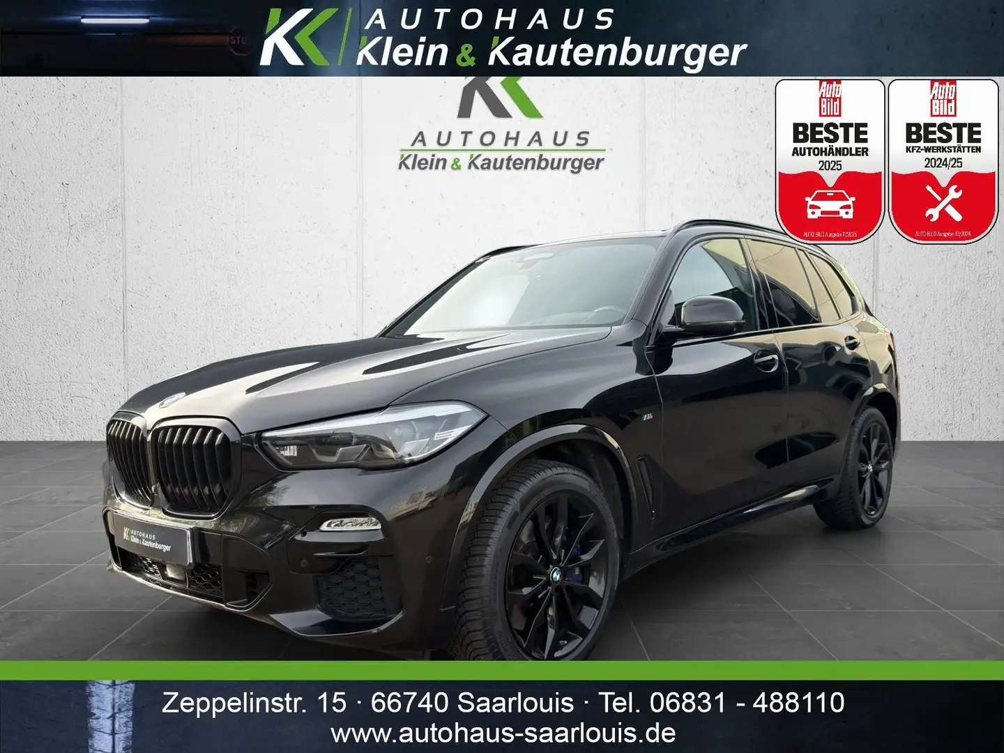 BMW X5 xDrive30d M Sport +360°+H&K+AHK+SHADOW-LINE Schwarz - 1
