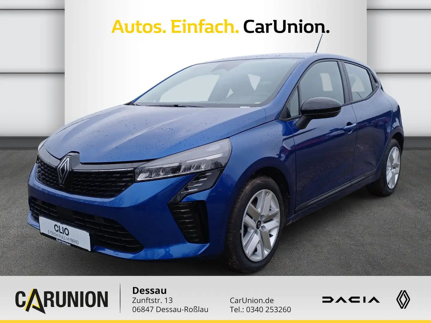 Renault Clio Evolution E-Tech Full Hybrid 145 KLIMA/PDC Blau - 1