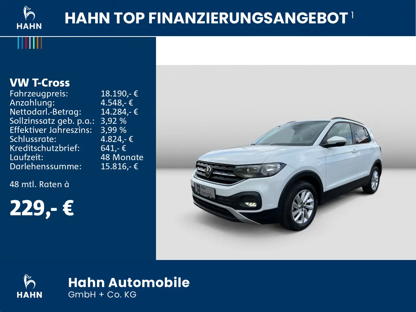 Volkswagen T-Cross 1.0TSI Life DSG AHK PDC ACC MFA Climatr Wit - 2