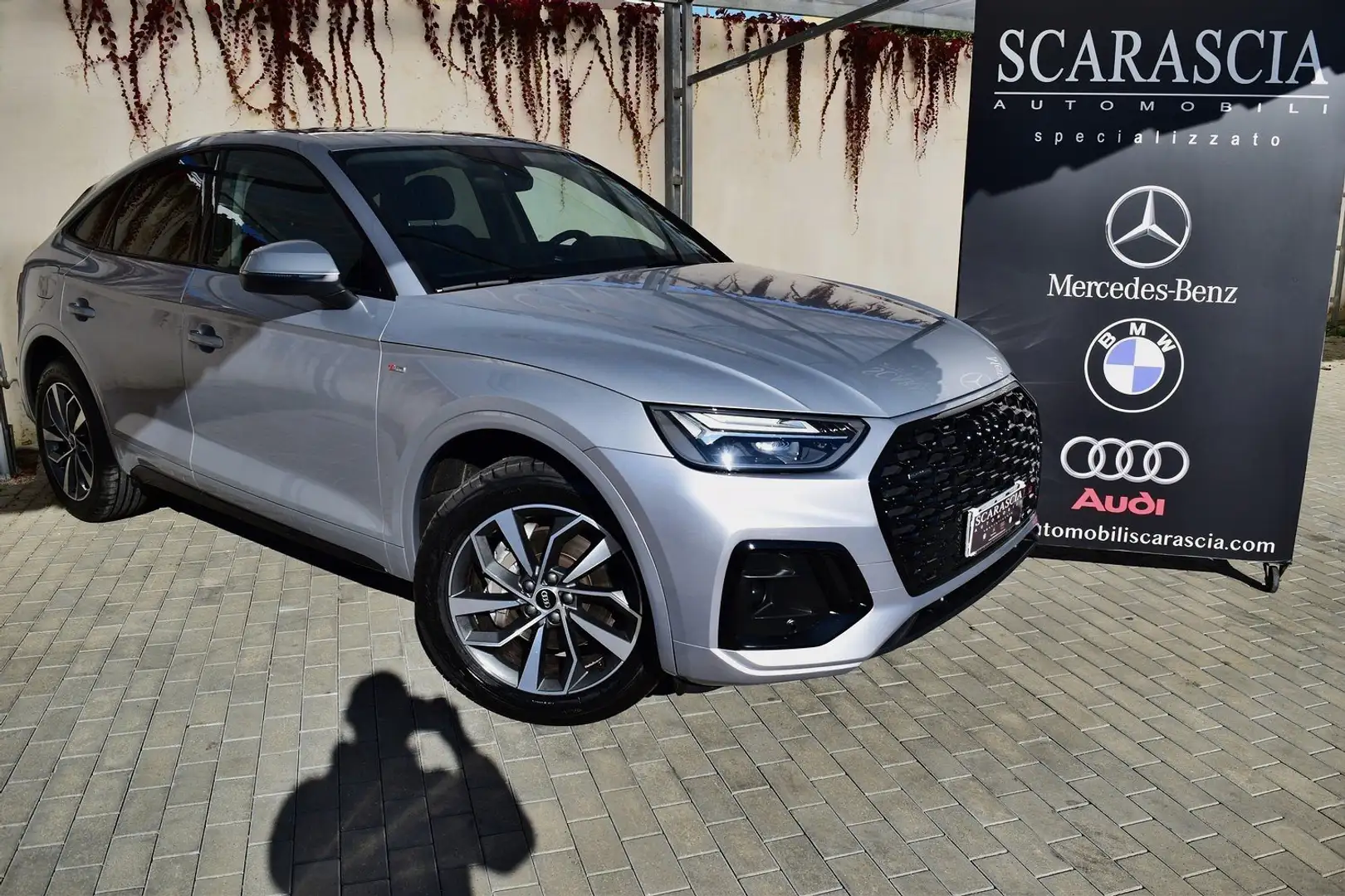 Audi Q5 Sportback 40 2.0 Tdi quattro S tronic S line Argento - 1