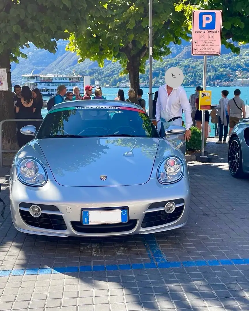 Porsche Cayman 3.4 S + Chrono Pack + Tagliand. Porsche ogni 2 ann Argento - 1