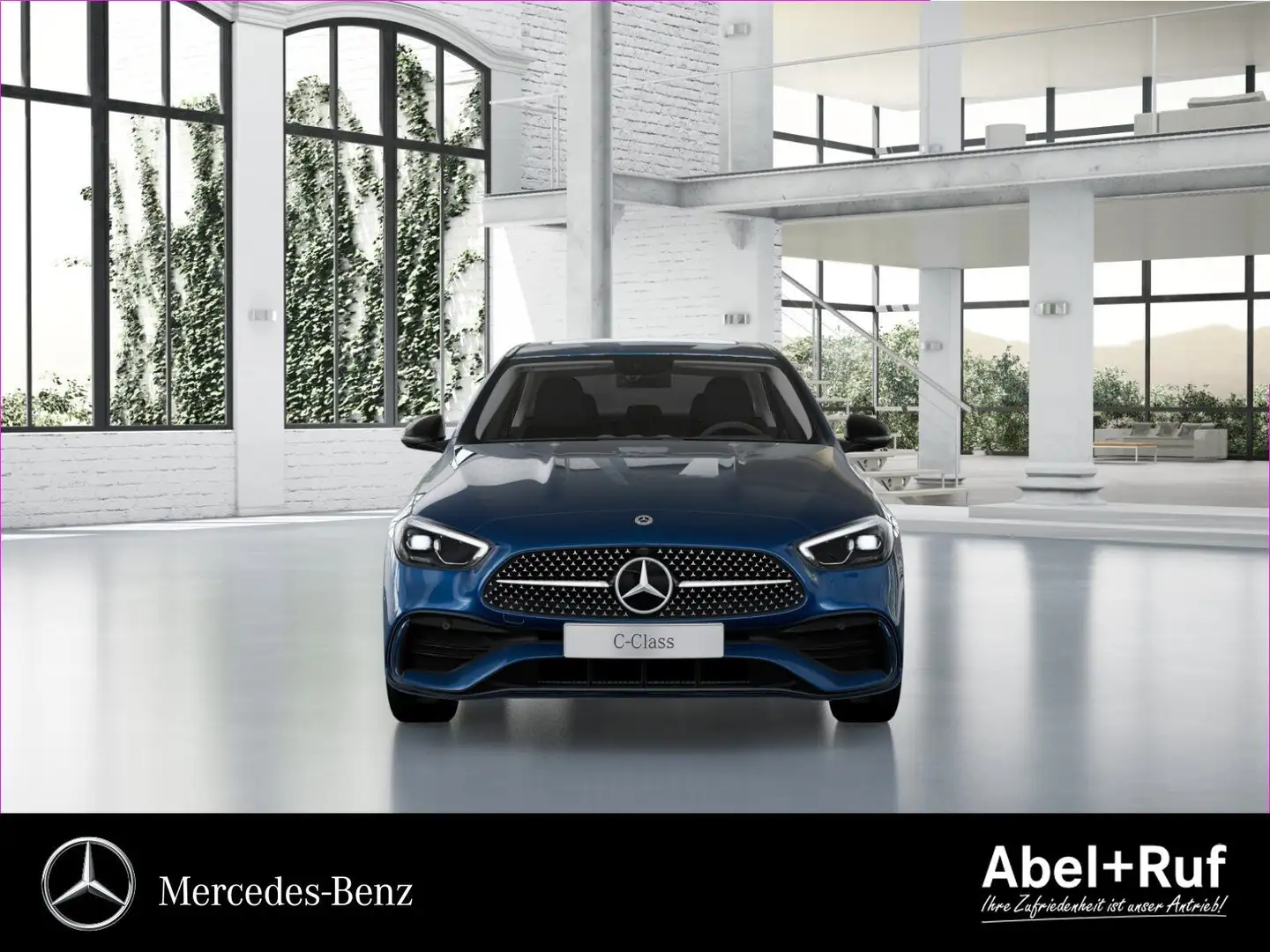 Mercedes-Benz C 220 d AMG+LED+NIGHT+Kamera+Ambiente+TotW+AHK Blau - 2