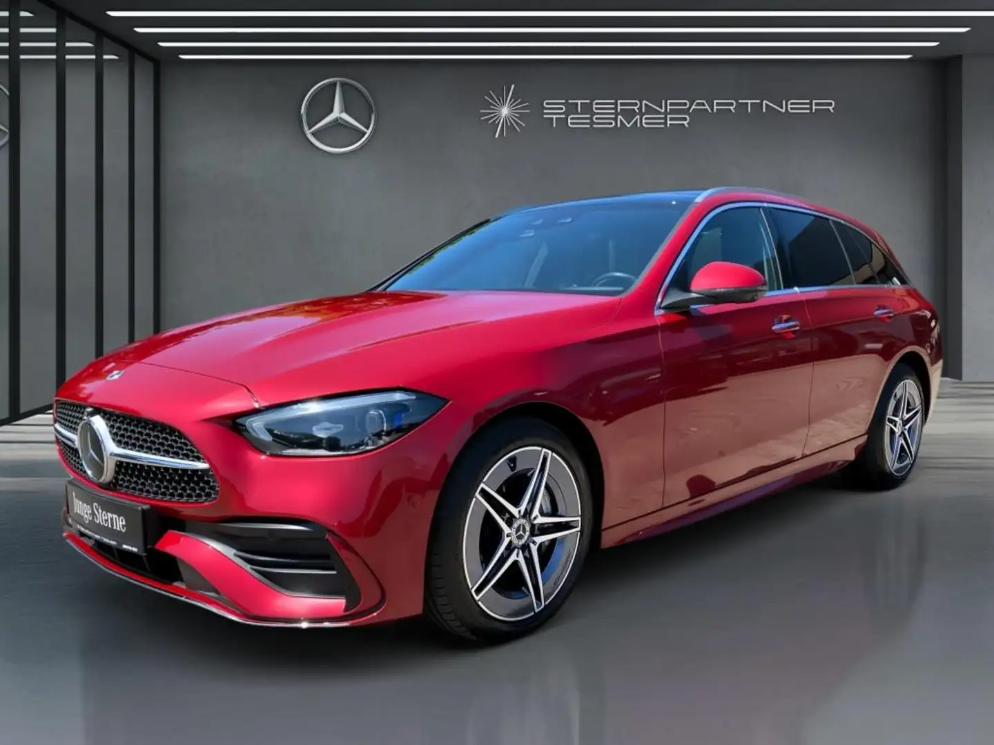 Mercedes-Benz C 300 de 4M T AMG Panor. AHK Distronic Digit.L. Rosso - 2