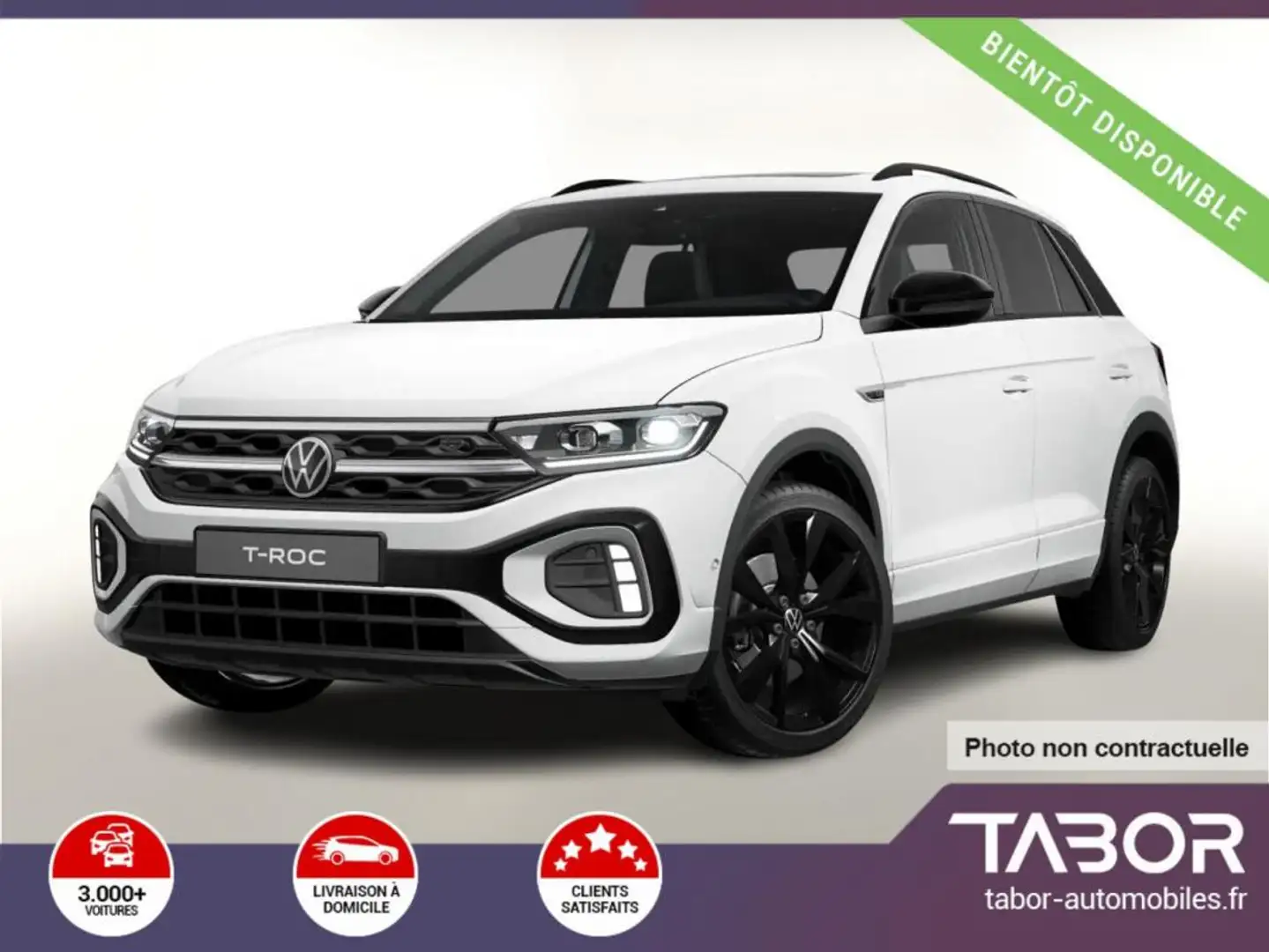 Volkswagen T-Roc 1.5 TSI 150 DSG R-Line Pano Blanc - 1