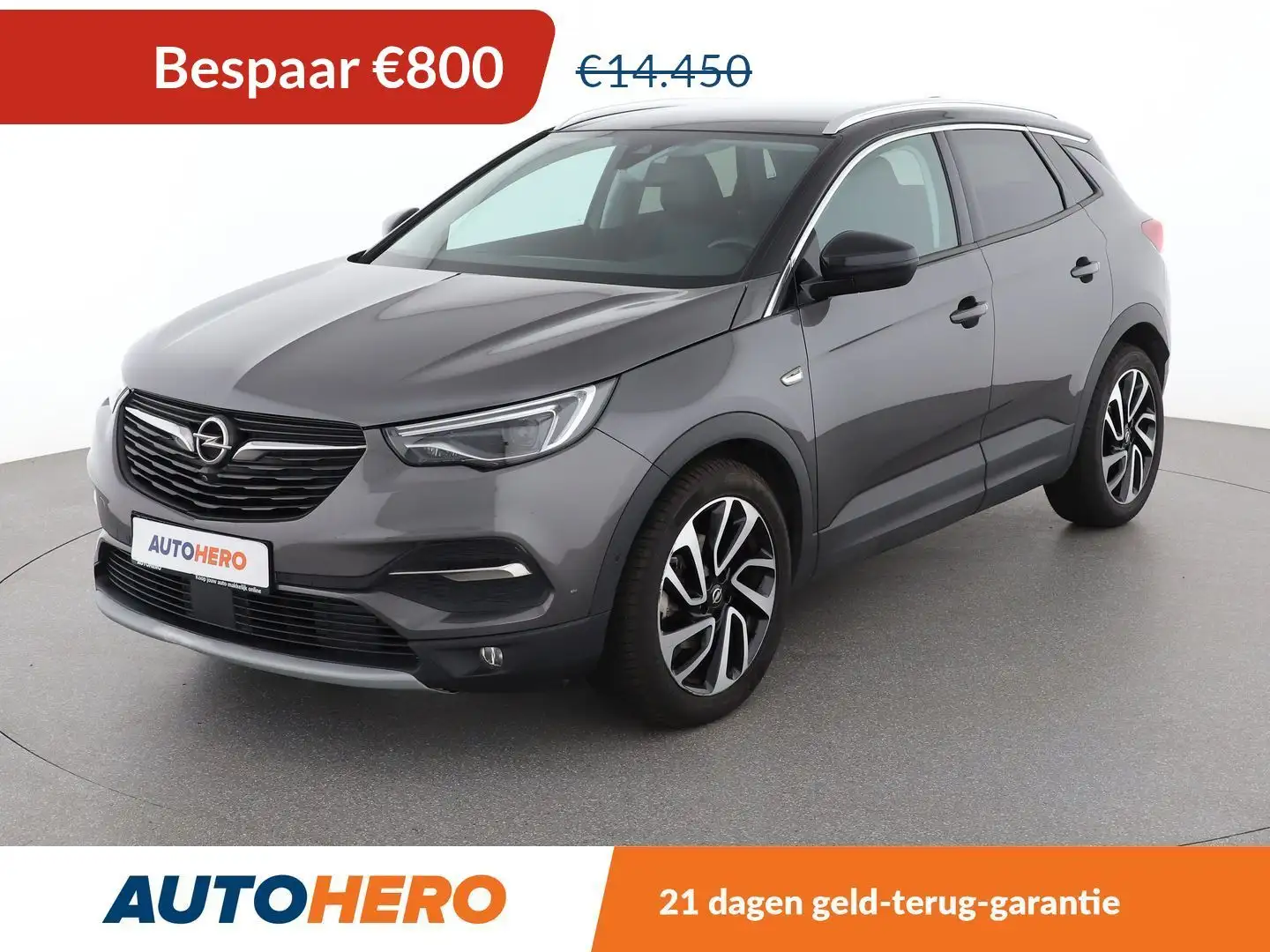 Opel Grandland X 1.2 Turbo Ultimate Grau - 1