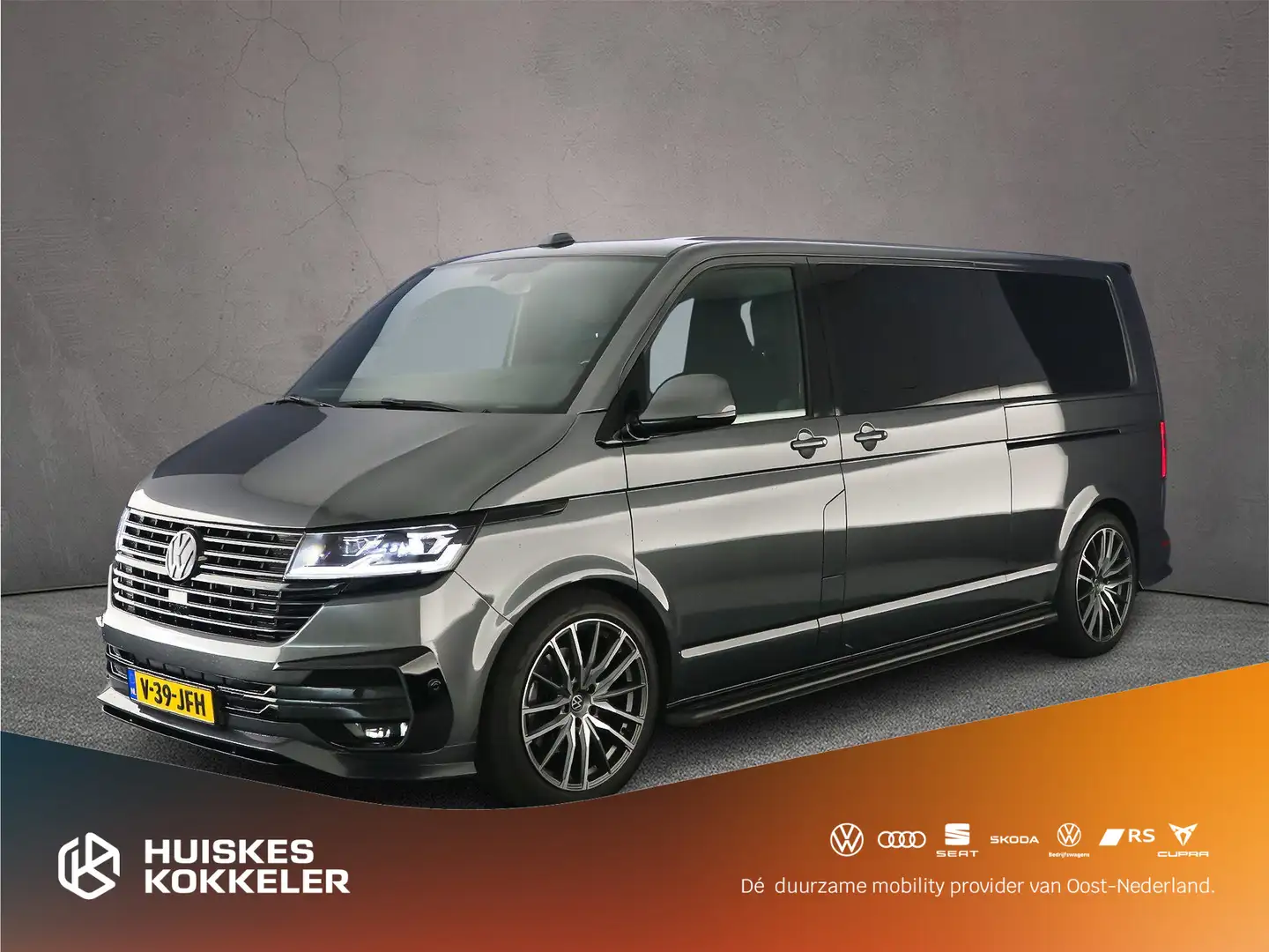 Volkswagen T6.1 Transporter Caravelle T6.1 ABT 2.0 TDI 204PK DSG L2H1 Dubbel c Gris - 1